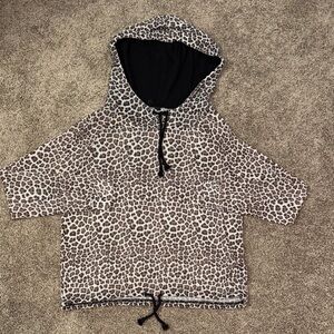 H&M  Leopard Print Hooded Jacket